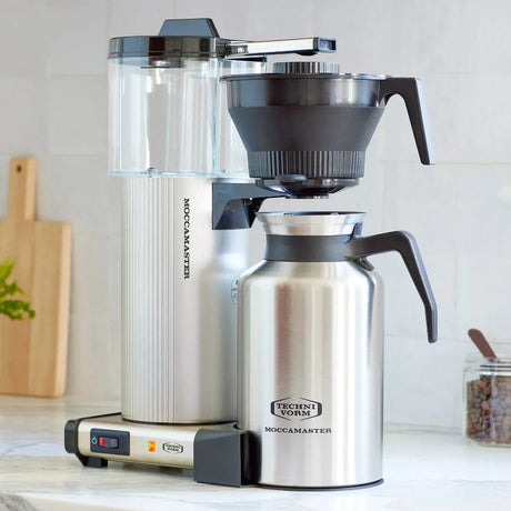 Technivorm Moccamaster CDT Grand Cafe/Office Brewer 39340 (Brushed Silver) Drip Coffee Maker Moccamaster