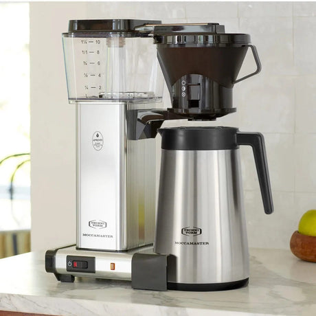 Technivorm Moccamaster KBT Thermal Carafe Brewer 79112 (Polished Silver) Drip Coffee Maker Moccamaster