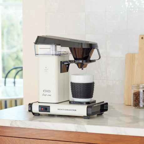 Technivorm Moccamaster Cup-One Single Cup Brewer 69211 (Off-White) Drip Coffee Maker Moccamaster