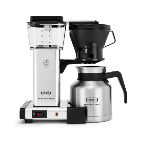 Technivorm Moccamaster KBTS Thermal Carafe Brewer 79212 (Polished Silver) Drip Coffee Maker Moccamaster
