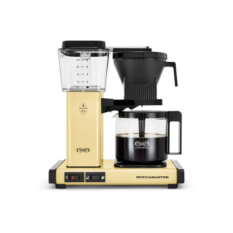 Technivorm Moccamaster KBGV Select Glass Carafe Brewer 53927 (Butter Yellow) Drip Coffee Maker Moccamaster