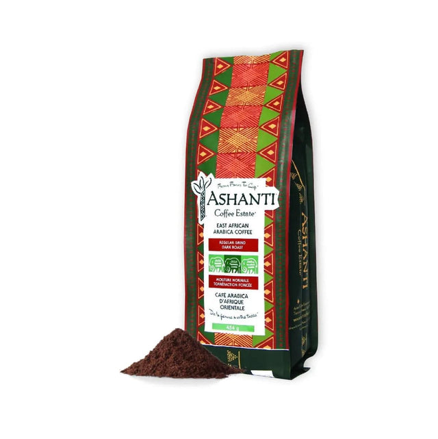 Ashanti Artisan Coffee African Dark Roast Ground Coffee (1lb) DISCOUNT_HIDDEN_PRODUCT Ashanti Coffee