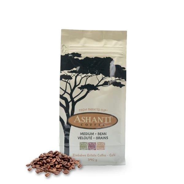 Ashanti Artisan Coffee African Medium Roast Whole Bean 6 Pack Bundle