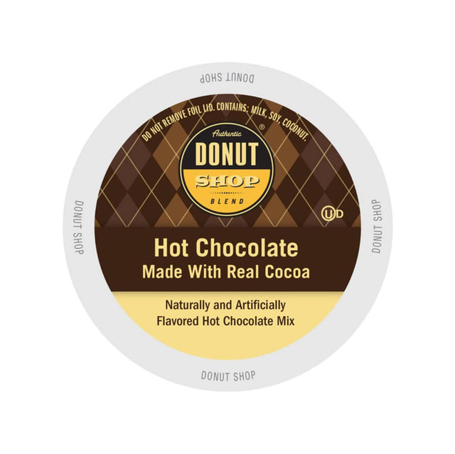 Authentic Donut Shop Hot Chocolate Single-Serve Pods (Box of 24) K-Cups Authentic Donut Shop