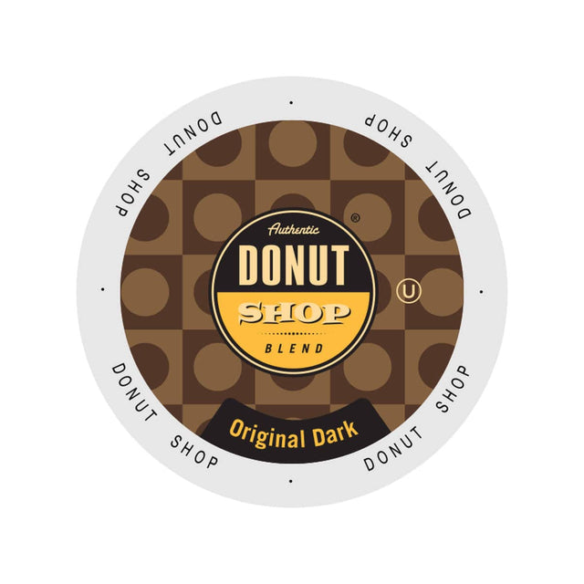 Authentic Donut Shop Original Dark Roast Single-Serve Coffee Pods (Case of 96) K-Cups Authentic Donut Shop