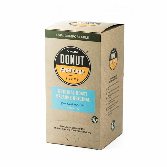 Authentic Donut Shop Blend Medium Roast Soft Pods Soft Coffee Pods Authentic Donut Shop