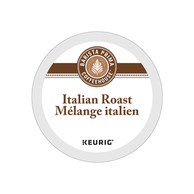 Barista Prima Italian Roast K-Cup® Recyclable Pods (Case of 96)