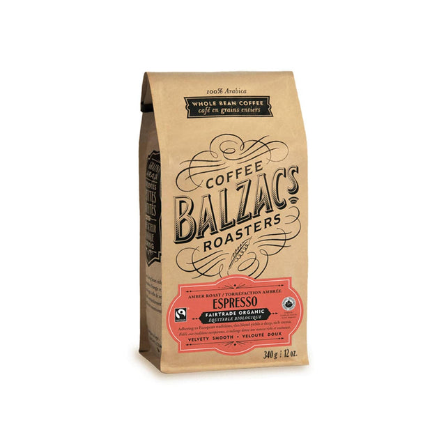 Balzac's Fair Trade Espresso Blend Organic Whole Bean Coffee (0.75 lb) Whole Bean Coffee Balzac's