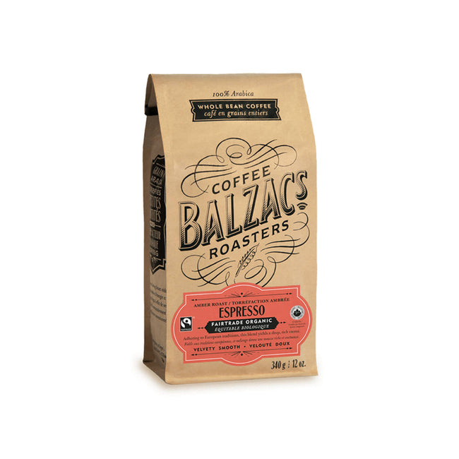 Balzac's Fair Trade Espresso Blend Organic Whole Bean Coffee (0.75 lb)