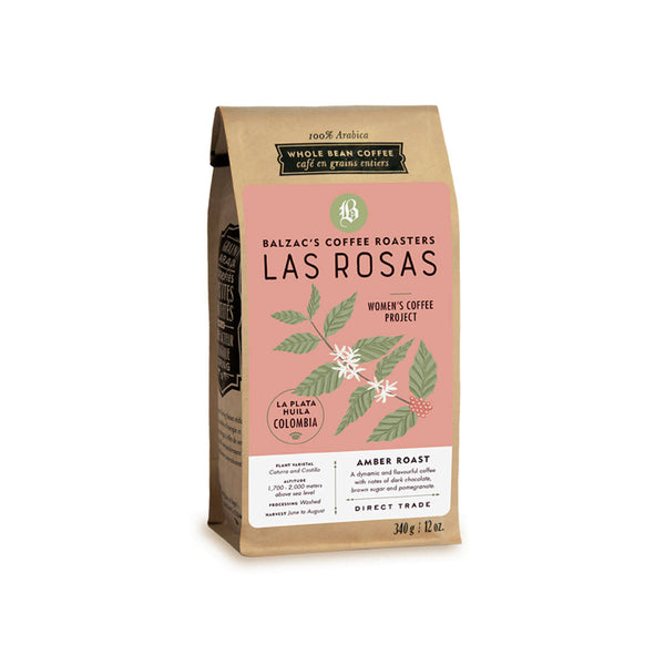 Balzac's Las Rosas Colombian Whole Bean Coffee (0.75 lb)