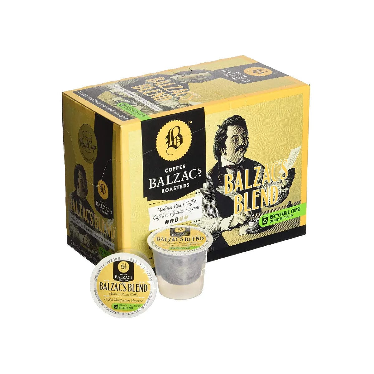 Balzac's Blend Single Serve Coffee Pods (Box of 24) K-Cups Balzac's