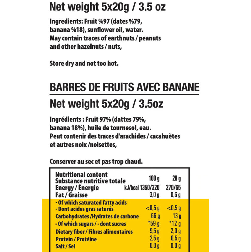 Fateel Healthy Fruit Bar Dates & Banana - 6 bags