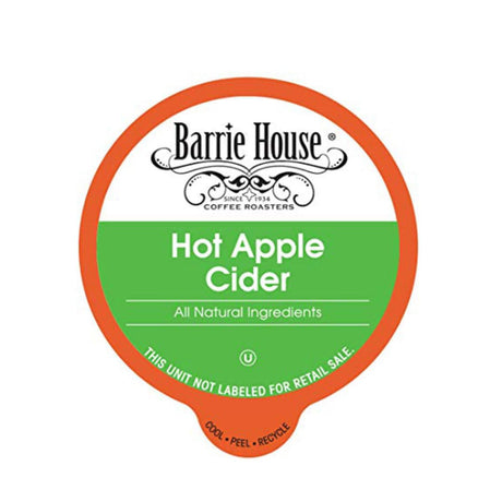 Barrie House Apple Cider Single-Serve Pods (Case of 96) K-Cups Barrie House