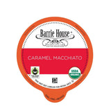 Barrie House Fair Trade Caramel Macchiato Single-Serve Coffee Pods (Box of 24) K-Cups Barrie House