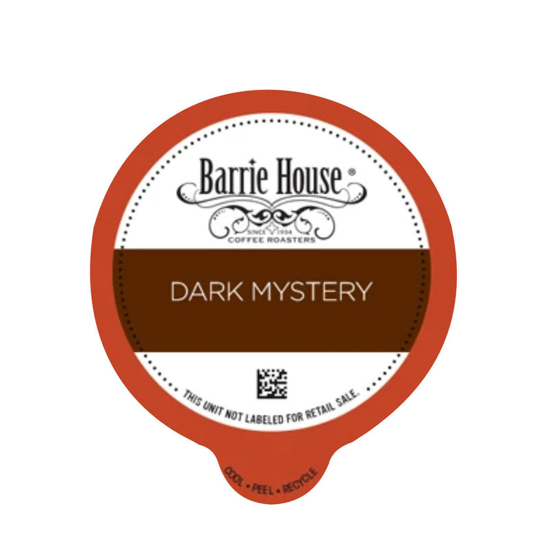 Barrie House Dark Mystery Single-Serve Coffee Pods (Box of 24)