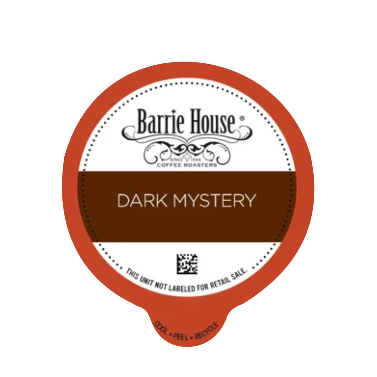 Barrie House Dark Mystery Single-Serve Coffee Pods (Case of 96) K-Cups Barrie House