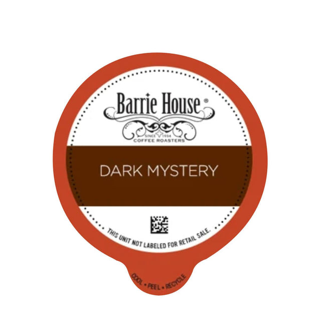 Barrie House Dark Mystery Single-Serve Coffee Pods (Case of 96) K-Cups Barrie House