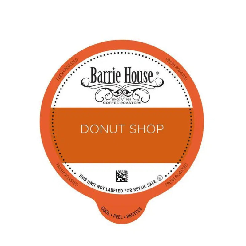 Barrie House Donut Shop Blend Single-Serve Coffee Pods (Box of 24)