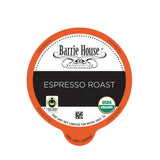Barrie House Fair Trade Espresso Roast Single-Serve Coffee Pods (Case of 96) K-Cups Barrie House