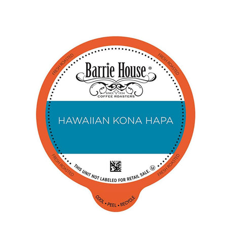 Barrie House Hawaiian Kona Hapa Blend Single-Serve Coffee Pods (Case of 96) K-Cups Barrie House