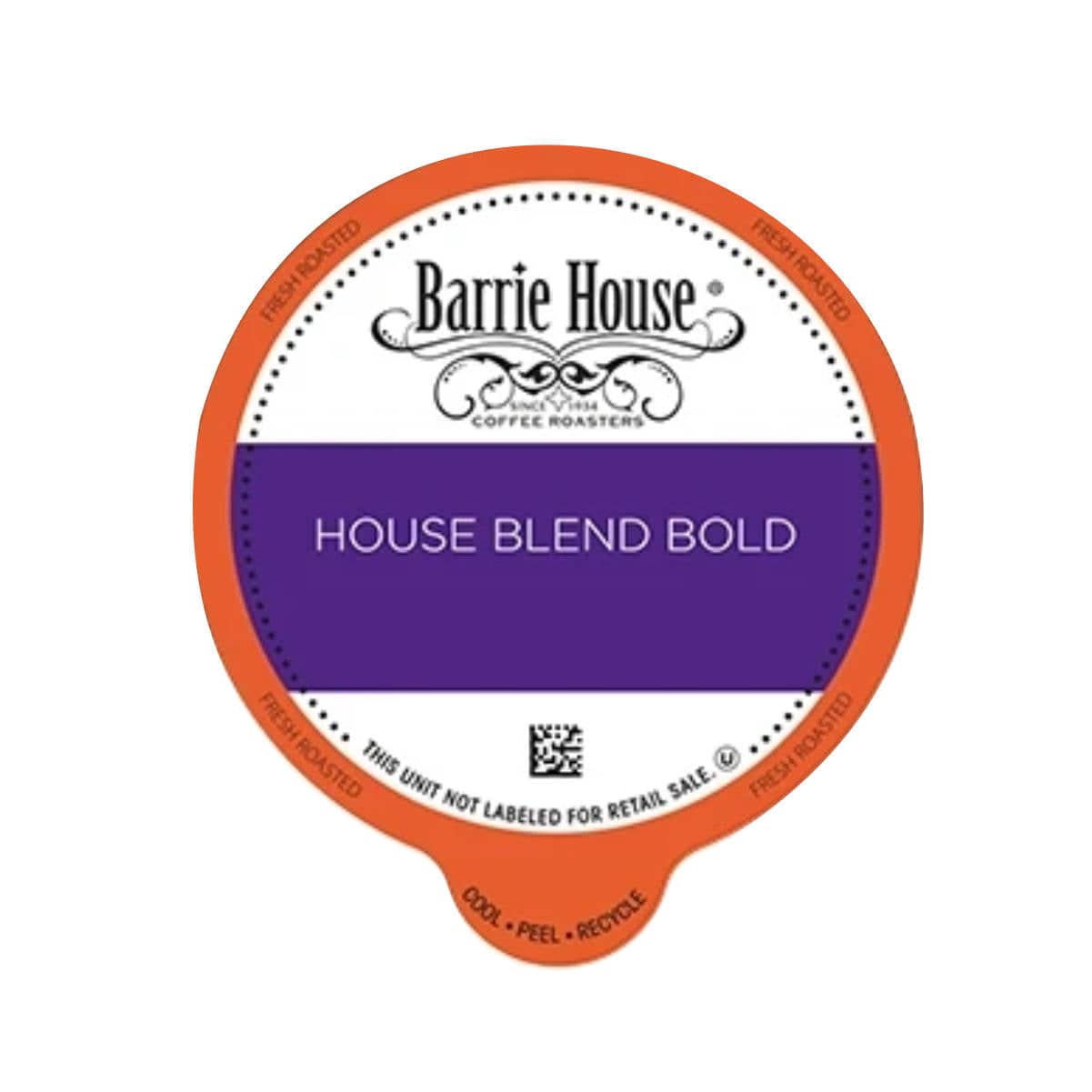 Barrie House House Blend Bold Single-Serve Coffee Pods (Box of 24) K-Cups Barrie House
