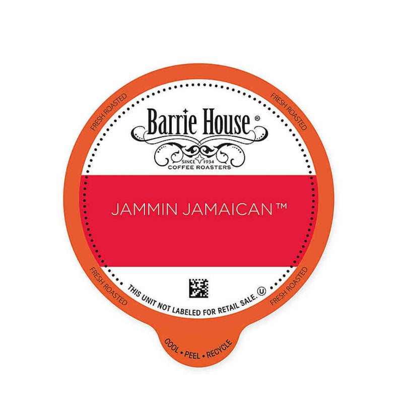 Barrie House Fair Trade Jammin Jamaican Single-Serve Coffee Pods (Case of 96)