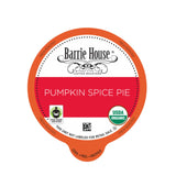 Barrie House Fair Trade Pumpkin Spice Latte Single-Serve Coffee Pods (Case of 96) K-Cups Barrie House