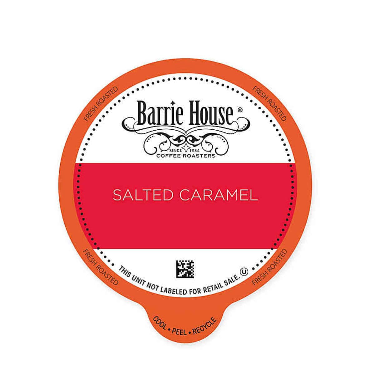 Barrie House Salted Caramel Hot Cocoa Single-Serve Coffee Pods (Box of 24) K-Cups Barrie House
