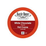 Barrie House White Chocolate Hot Cocoa Single-Serve Pods (Box of 24) K-Cups Barrie House