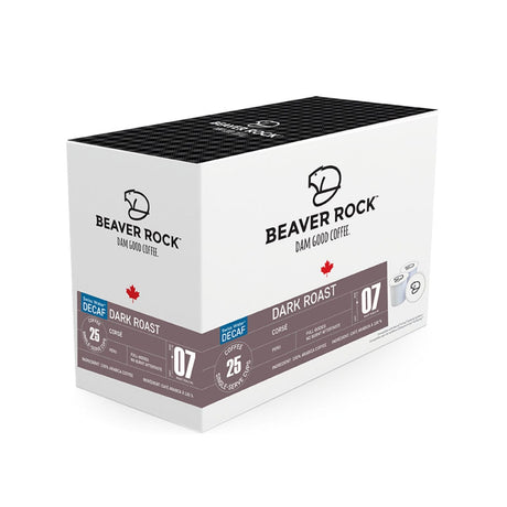 Beaver Rock Dark Roast Decaf Single-Serve Coffee Pods (Case of 100) K-Cups Beaver Rock