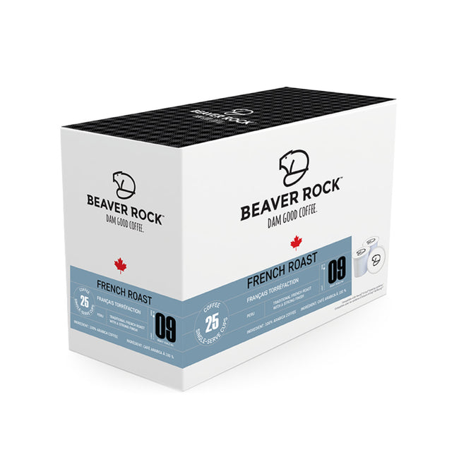 Beaver Rock French Roast Single-Serve Coffee Pods (Case of 100)