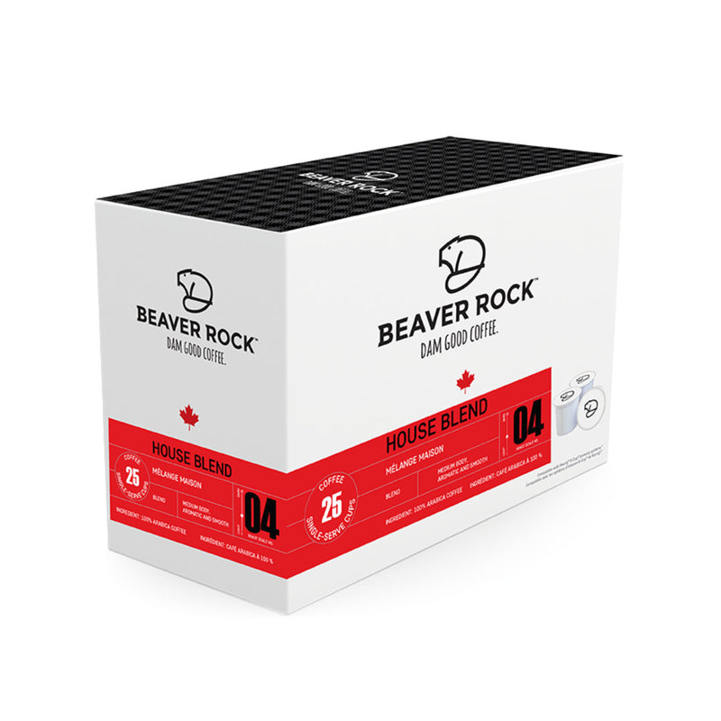 Beaver Rock House Blend Single-Serve Coffee Pods (Box of 25)