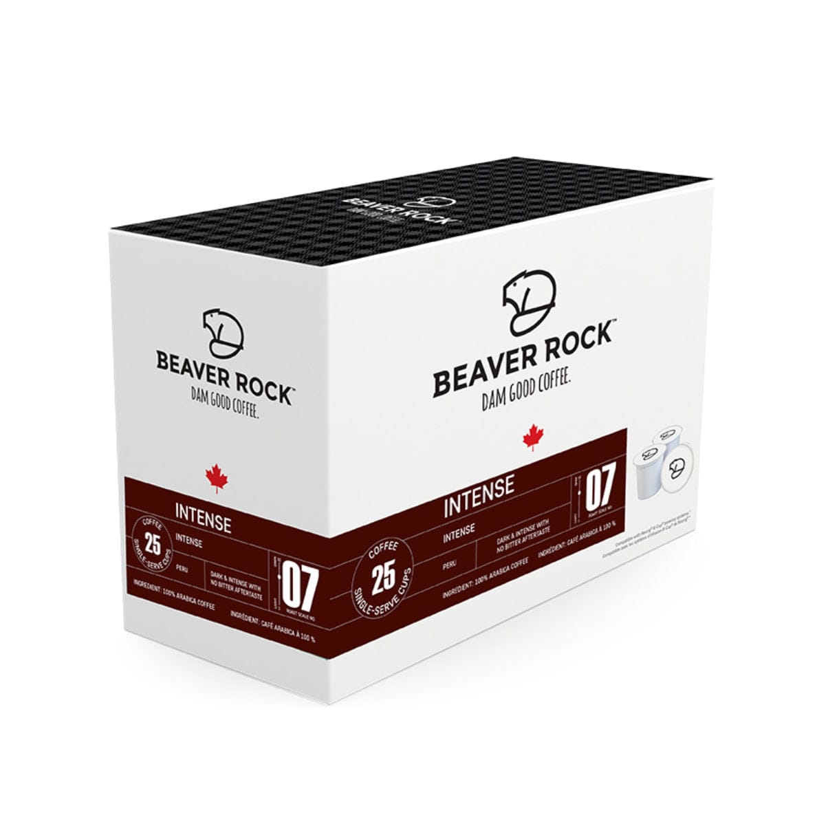 Beaver Rock Intense Single-Serve Coffee Pods (Case of 100) K-Cups Beaver Rock