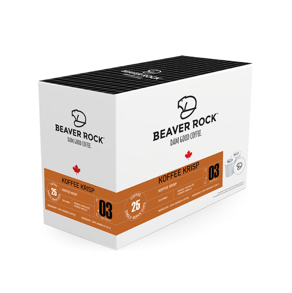 Beaver Rock Koffee Krisp Single-Serve Coffee Pods (Case of 100)