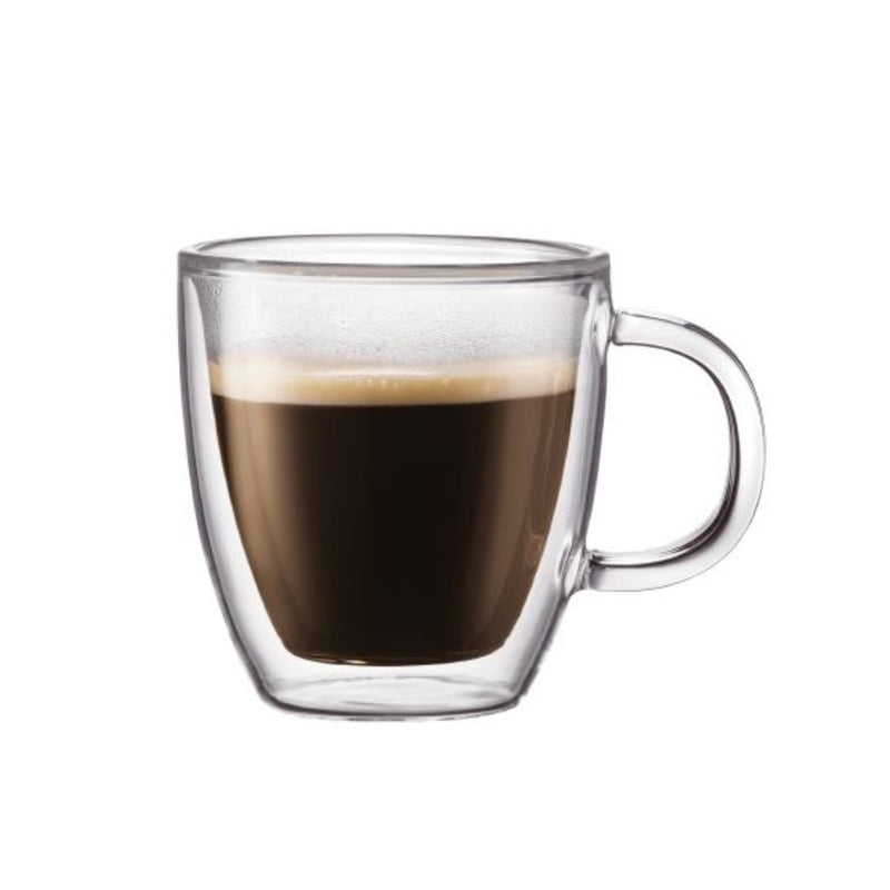 Bodum Bistro Medium 10oz Double Walled Espresso Mug Medium (Set of 2)