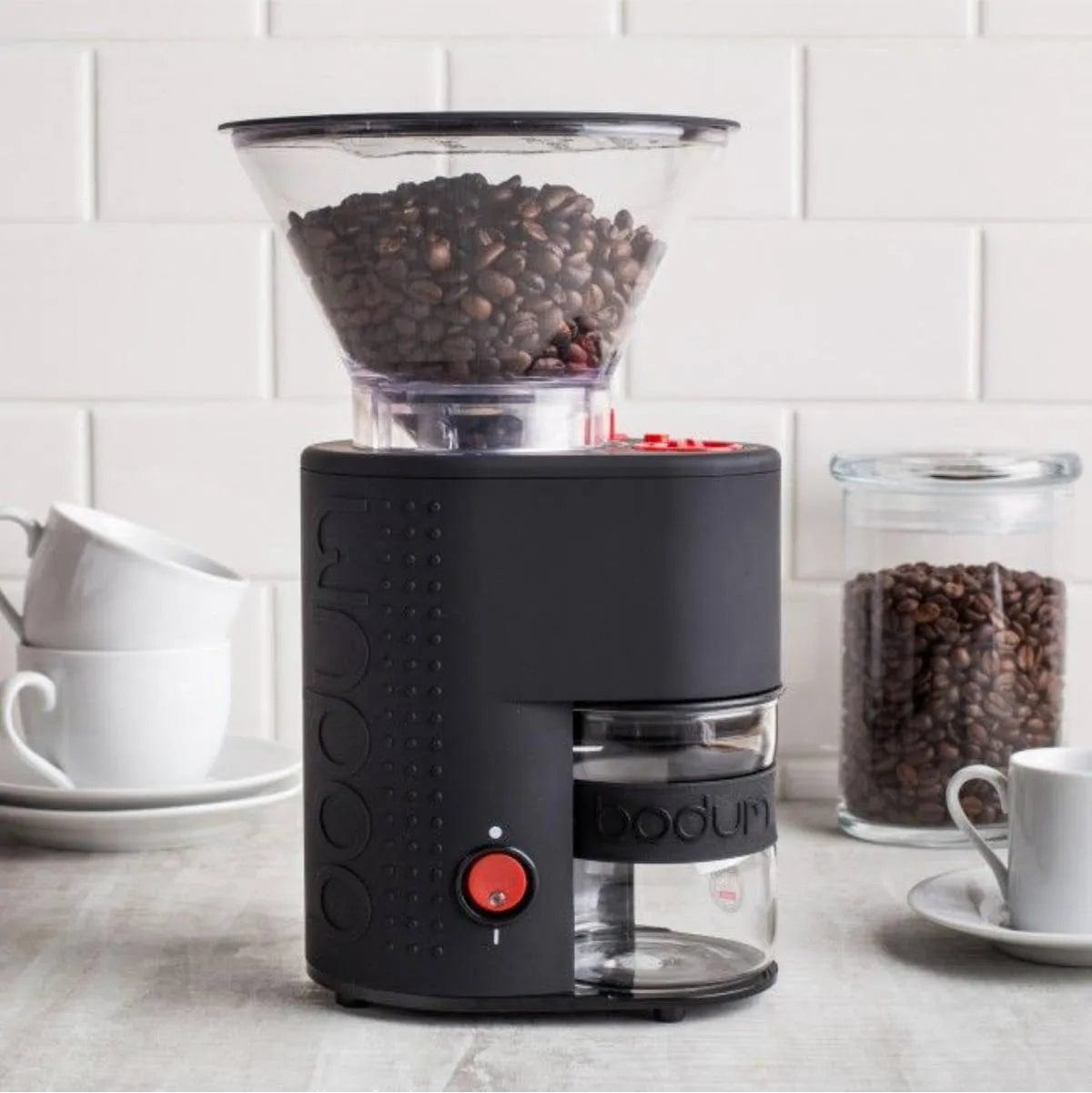 Bodum Bistro Ceramic Electric Burr Coffee Grinder Mill (Black) Coffee Grinder Bodum