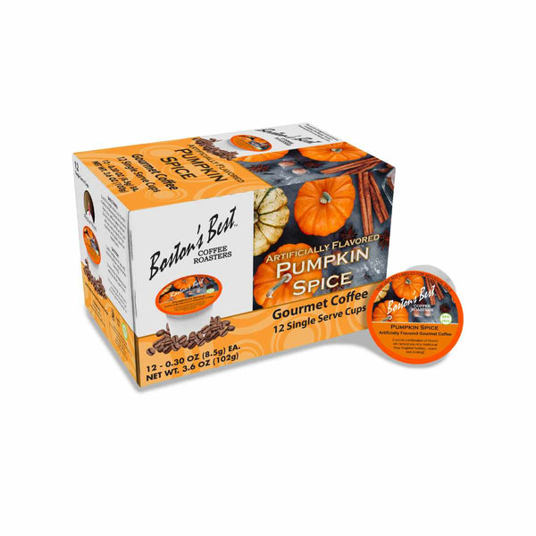Boston's Best Pumpkin Spice Single-Serve Coffee Pods (Box of 12)