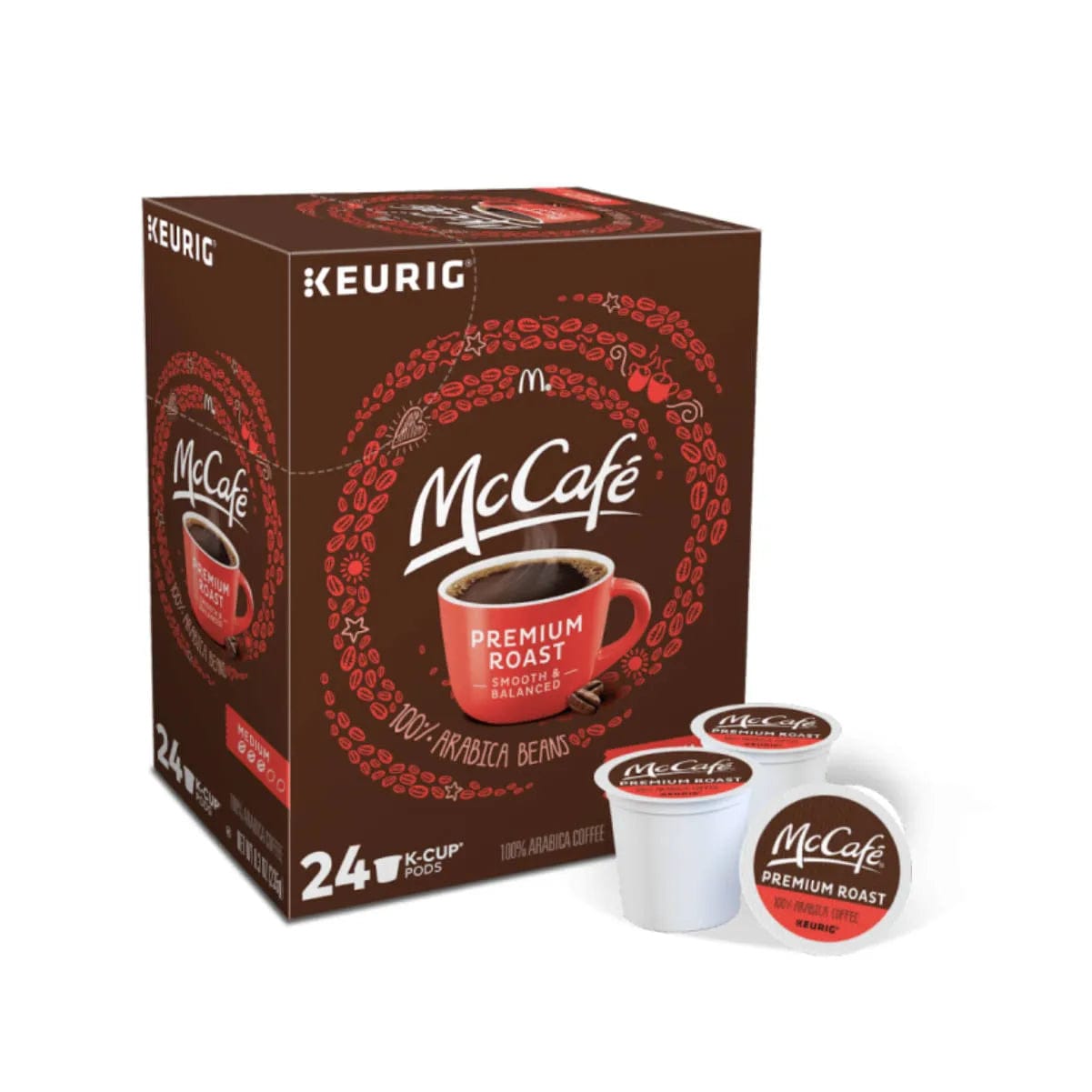 McCafe Premium Roast K-Cup® Recyclable Pods (Box of 24) K-Cups McCafe
