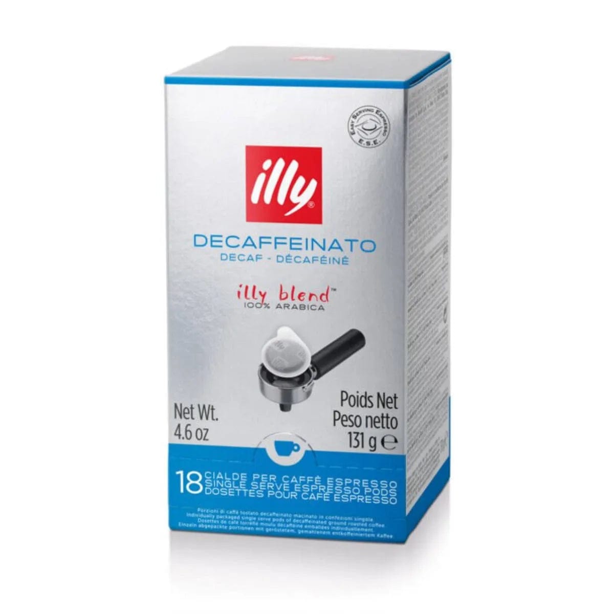 Illy E.S.E. Pods Decaffeinated (Box of 18) E.S.E. Pods Illy