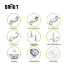 Braun 12-Cup Food Processor with 9 Attachments (Tribute Collection FP3020)