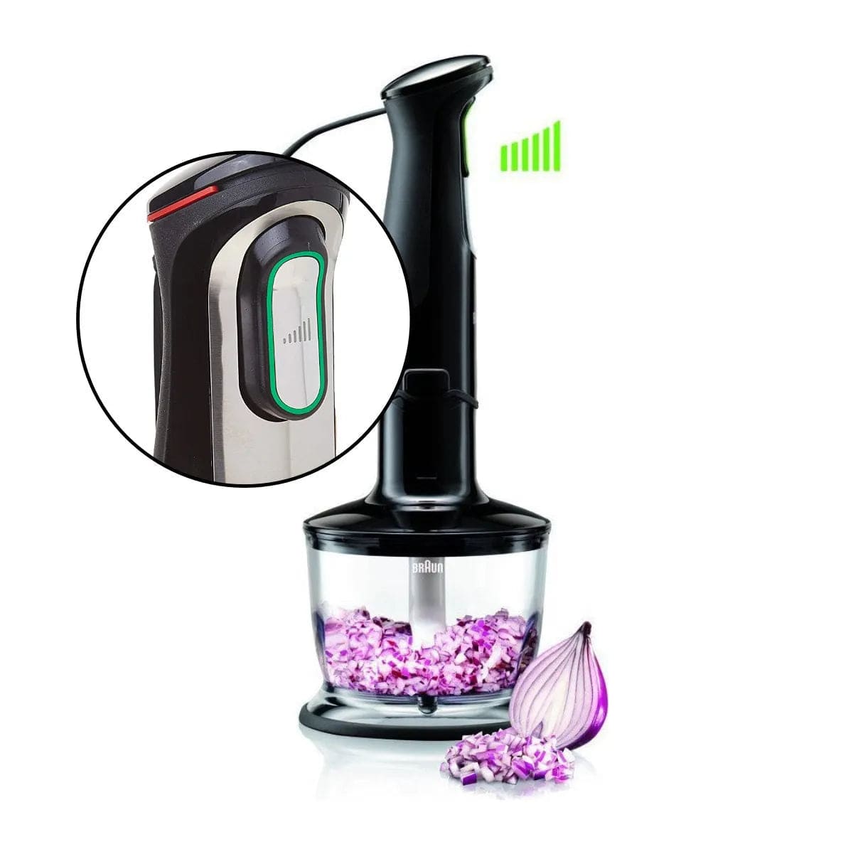 Braun MultiQuick 7 Hand Blender - MQ735 (Black) Blender Braun