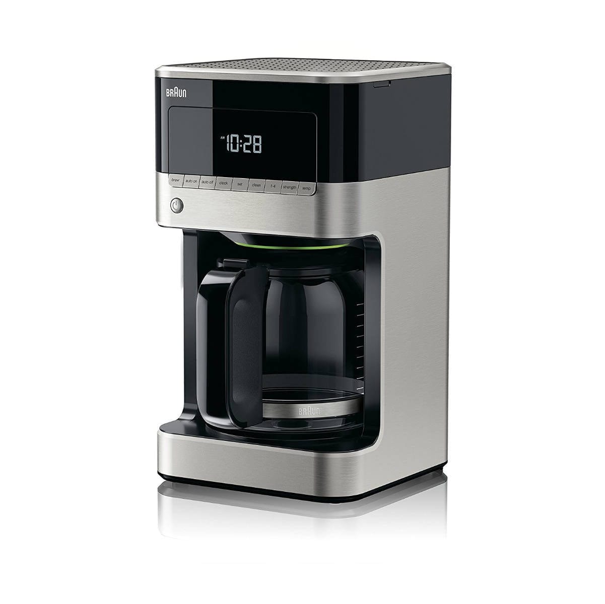 Braun BrewSense 12-Cup Digital Drip Coffee Maker (KF7150BK / Black & Stainless Steel) Drip Coffee Maker Braun
