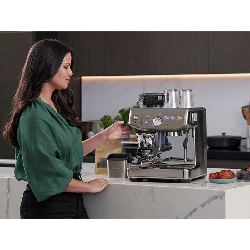 Breville The Barista Express Impress Semi-Automatic Espresso Machine BES876BSS (Brushed Stainless Steel)