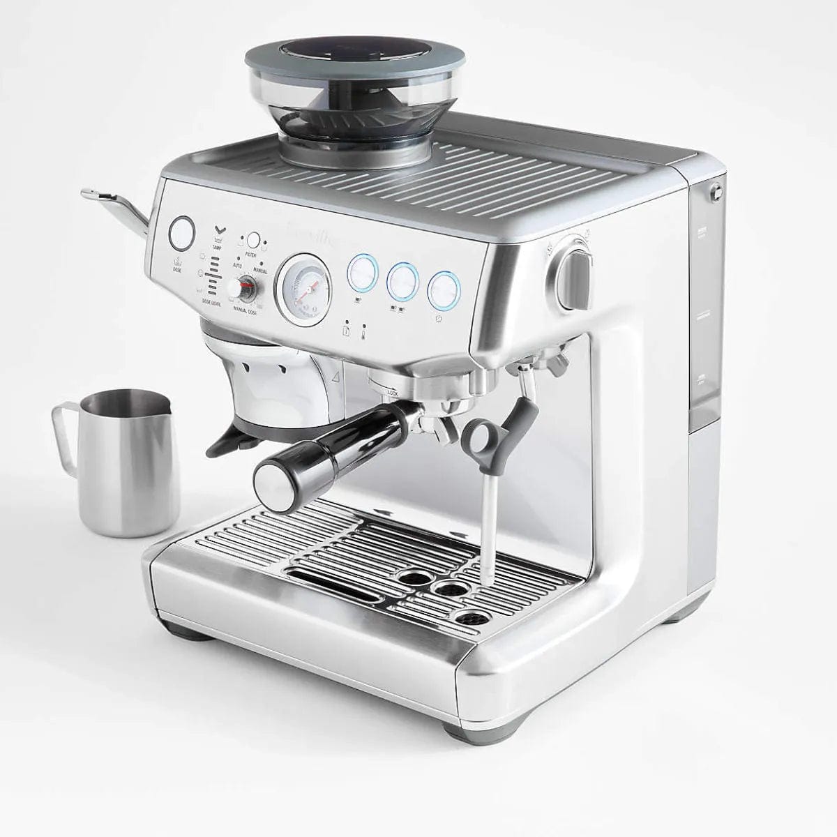 Breville The Barista Express Impress Semi-Automatic Espresso Machine BES876BSS (Brushed Stainless Steel) Espresso Machine Breville