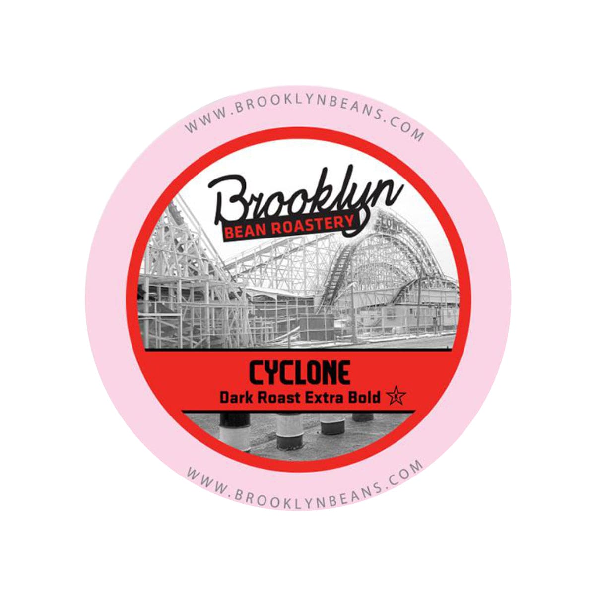 Brooklyn Bean Cyclone Extra Bold Single-Serve Coffee Pods (Box of 40) K-Cups Brooklyn Bean