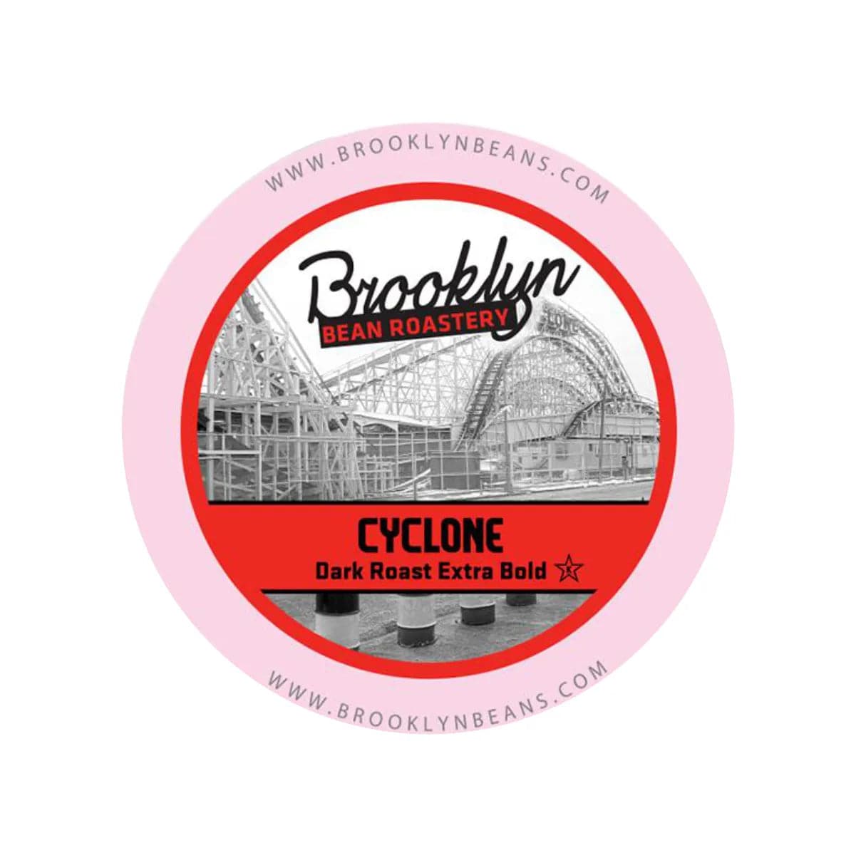 Brooklyn Bean Cyclone Extra Bold Single-Serve Coffee Pods (Case of 160) K-Cups Brooklyn Bean