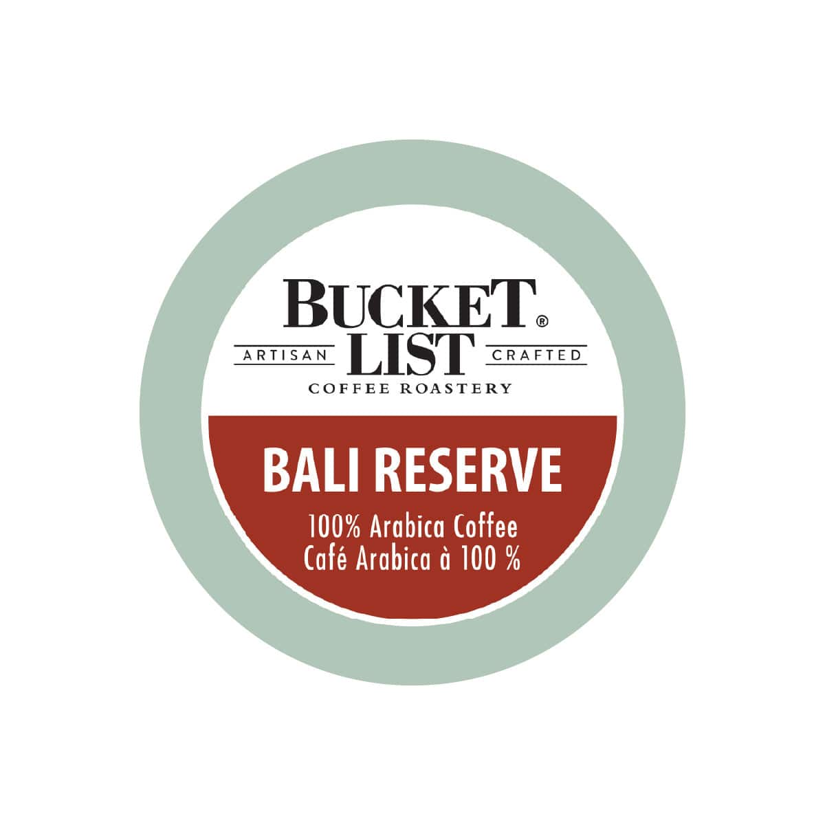 Bucket List Coffee Bali Reserve Single Serve Pods (Case of 96) K-Cups Bucket List