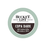 Bucket List Coffee Copa Dark Single Serve Pods (Case of 96) K-Cups Bucket List