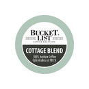 Bucket List Coffee Cottage Blend Single Serve Pods (Case of 96)