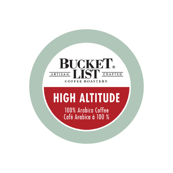 Bucket List Coffee High Altitude Single Serve Pods (Box of 24)